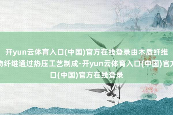 开yun云体育入口(中国)官方在线登录由木质纤维或其他植物纤维通过热压工艺制成-开yun云体育入口(中国)官方在线登录